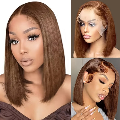 Looking 13x4 Lace Front Wig Human Hair - 200% Density 