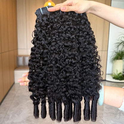 3A 4C Burmese Curly Hair Bundles Raw Hair Bundles 1 3 4 Bundles 100% Human Hair Extension Vietnamese Pixie Curly Bundles
